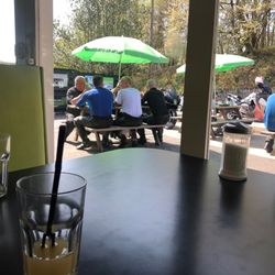 The Filling Station - Outdoor and indoor seating