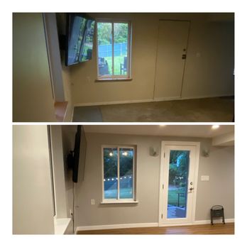 JD McDowell Construction - main room with new back door - General Contractors Near Me - Seattle, Washington JD McDowell Construction - main room with new back door - General Contractors Near Me - Seattle, Washington