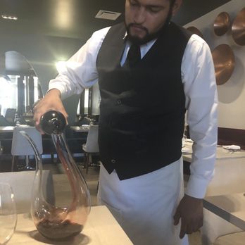 Georgina - Orlando decants the Unico in a fanciful décanter. - Breakfast & Brunch Near Me - Tijuana, BCN