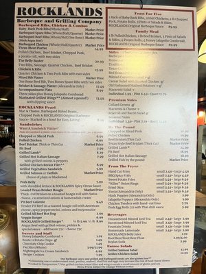 Menu photo 3 Rocklands Barbeque and Grilling- Arlington Arlington, VA