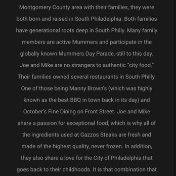 Gazzos Steaks - Sandwiches Near Me - Pottstown, Pennsylvania