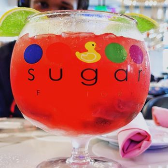 Sugar Factory - Cherry Hill - Strawberry Cadillac Reposado Margarita Goblet - Candy Stores Near Me - Cherry Hill, New Jersey