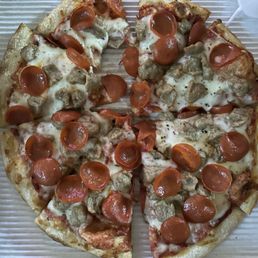 Small sausage and cup pepperoni