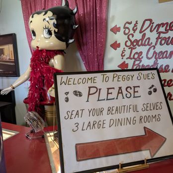 Peggy Sue's 50's Diner - Interior of Peggy Sue's - Pizza Near Me - Yermo, California Peggy Sue's 50's Diner - Interior of Peggy Sue's - Pizza Near Me - Yermo, California