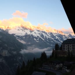 Sunset view from room
