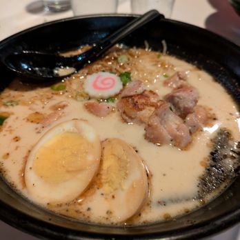Ramen Mafia - Black Garlic Tonkotsu (chicken and pork bone broth - I chose Chicken for the protein) - Japanese Near Me - Winston-Salem, North Carolina