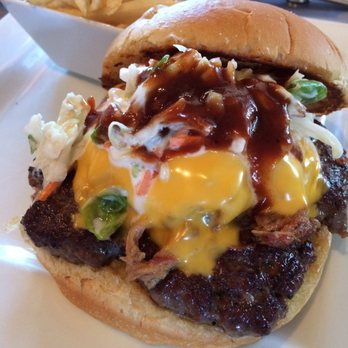 Lunch. Supper! - Burger w/pork (sorry, forgot the name) - New American Near Me - Richmond, Virginia