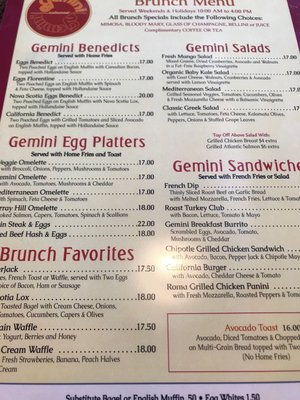 Menu photo 4 Gemini Diner New York, NY Menu photo 4 Gemini Diner New York, NY