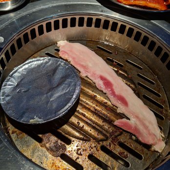 Iron Age - One slice of pork belly and steamed egg - Korean Near Me - Annandale, Virginia