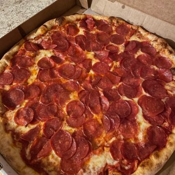 Mulberry Street - Pepperoni pie w/ extra pepperonis - Italian Near Me - Bay Shore, New York Mulberry Street - Pepperoni pie w/ extra pepperonis - Italian Near Me - Bay Shore, New York