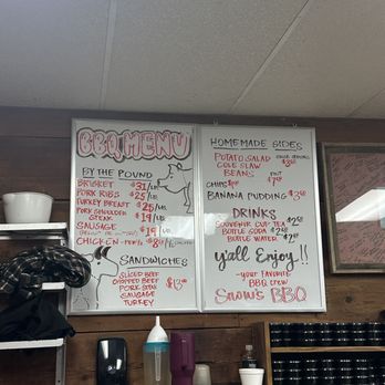 Snow's BBQ - Menu - Barbeque Near Me - Lexington, Texas