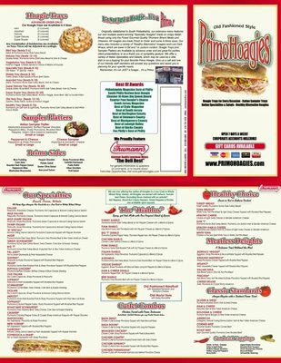 Menu photo 2 PrimoHoagies Philadelphia, PA