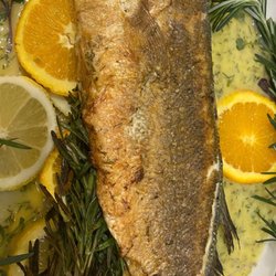 Golden Grove Kitchen - Bronzino, chef Jeff came out and removed the bones in the dining room which was very cool to see!! Will definitely be back!!