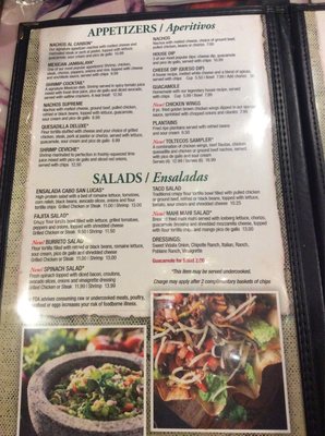 Menu photo 5 Los Toltecos - Chantilly Chantilly, VA