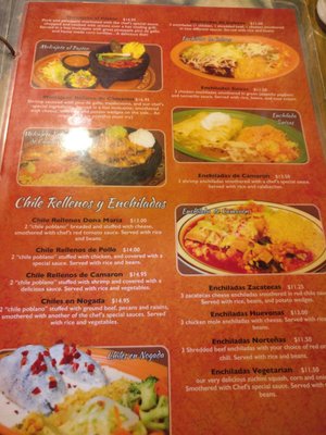 Menu photo 2 Los Potrillos Santa Fe, NM