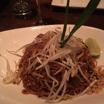 Enthaice Thai Kitchen - Pork pad Thai - $11.95 - Thai Near Me - Astoria, New York Enthaice Thai Kitchen - Pork pad Thai - $11.95 - Thai Near Me - Astoria, New York