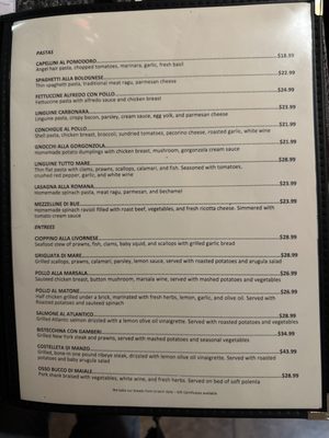 Menu photo 5 Ristorante Due Rose Pinole, CA Menu photo 5 Ristorante Due Rose Pinole, CA