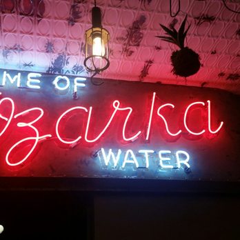 Mud Street Annex - Original home of Ozarka water- eureka springs. Original  sign that hung in train station - Breakfast & Brunch Near Me - Eureka Springs, Arkansas