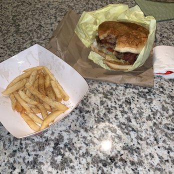 Wimpy's Hamburgers - Double meat bacon cheeseburger! And fries. - Burgers Near Me - Dallas, Texas Wimpy's Hamburgers - Double meat bacon cheeseburger! And fries. - Burgers Near Me - Dallas, Texas