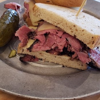Katz's - Pastrami and swiss on rye. (The medium size.) - Delis Near Me - Shenandoah, Texas Katz's - Pastrami and swiss on rye. (The medium size.) - Delis Near Me - Shenandoah, Texas