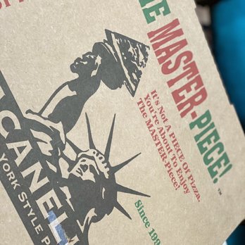 Racanelli's - the statue of liberty on a pizza box - Pizza Near Me - Kirkwood, Missouri Racanelli's - the statue of liberty on a pizza box - Pizza Near Me - Kirkwood, Missouri