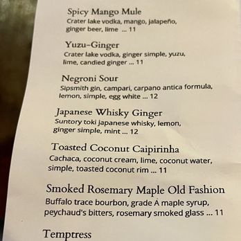 True Kitchen + Bar - September 30, 2024 -
Cocktail List. - New American Near Me - Roseburg, Oregon True Kitchen + Bar - September 30, 2024 -
Cocktail List. - New American Near Me - Roseburg, Oregon