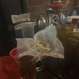 Hot tea pot, hookah, gyro, baba ganoush Hot tea pot, hookah, gyro, baba ganoush