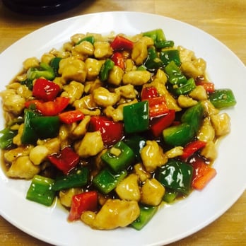 Fu Jia Restaurant - Spicy Chicken, no bone. It wasn't too spicy. Very good - Chinese Near Me - Saint Laurent, Quebec