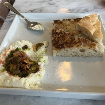Immigrant Son Caffe - Focaccia with whipped burrata - Breakfast & Brunch Near Me - Oxnard, California