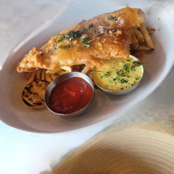 Saint & Second - The fish n Fish & Chips - New American Near Me - Long Beach, California