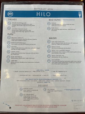Menu photo 8 Ola Brew - Hilo Hilo, HI Menu photo 8 Ola Brew - Hilo Hilo, HI