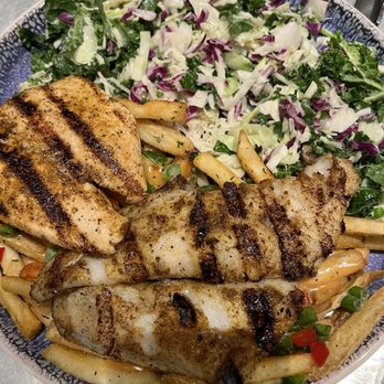 California Fish Grill - SALMON & SWAI COMBO - Seafood Near Me - Rosemead, California