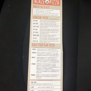 Blaze Pizza - Menu - Pizza Near Me - Daytona Beach, Florida Blaze Pizza - Menu - Pizza Near Me - Daytona Beach, Florida