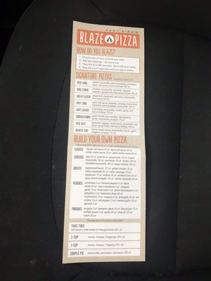 Menu photo 4 Blaze Pizza Daytona Beach, FL