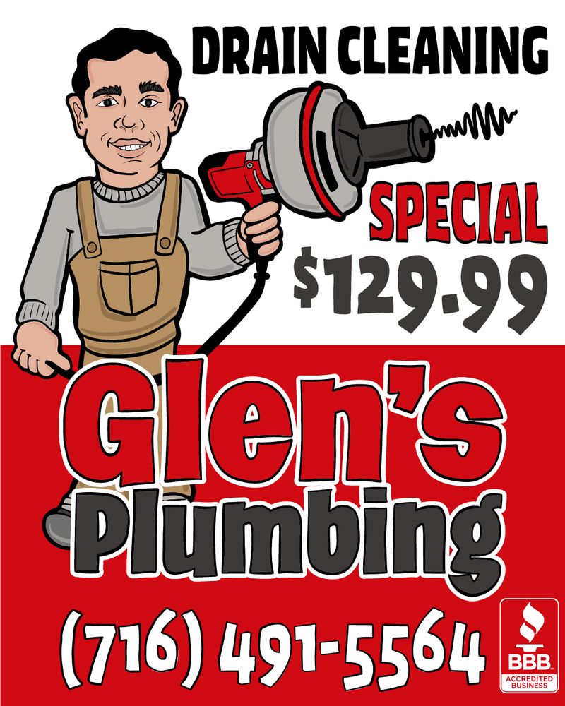 Slide of Glen’s Plumbing
