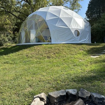 Asheville Glamping - Our dome, late September was perfect not too hot not too cold - Campgrounds Near Me Asheville Glamping - Our dome, late September was perfect not too hot not too cold - Campgrounds Near Me