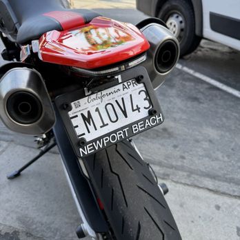 Ducati Newport Beach - Just an extremely nice rear end of my plate delete kit with new flush mounted turn signals - Motorcycle Repair Near Me - Costa Mesa, California Ducati Newport Beach - Just an extremely nice rear end of my plate delete kit with new flush mounted turn signals - Motorcycle Repair Near Me - Costa Mesa, California