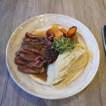Mad Hatter Bistro - Flat Iron Fury - Cafes Near Me - Vancouver, British Columbia