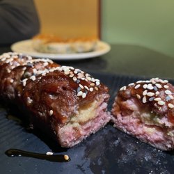 Chef Kenny's Vegan Dim Sum - No. 10 . Medium Rare Steak Roll Dinner