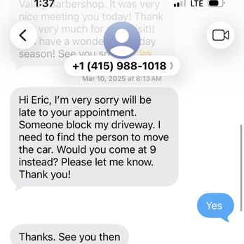 Mill Valley Barbershop - 30 minutes late for appointment. - Barbers Near Me - Mill Valley, California
