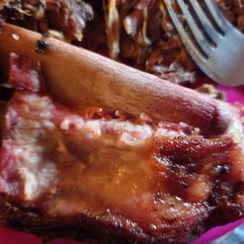 Rollin’ Smoke Handcrafted Bbq - Fatty ribs, NOT FALL OFF THE BONE - Barbeque Near Me - Halfmoon, New York