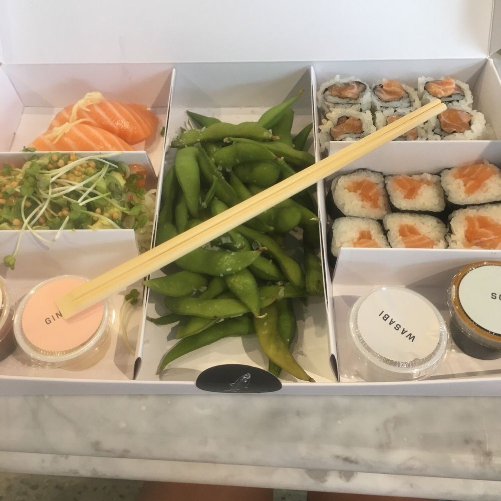 DK Sushi - Salmon chef's box! - Sushi Bars Near Me - Philadelphia, Pennsylvania