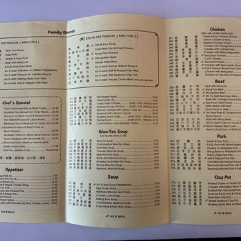 King Valley Tea House - Menu 9/3/24 - Dim Sum Near Me - Pinole, California