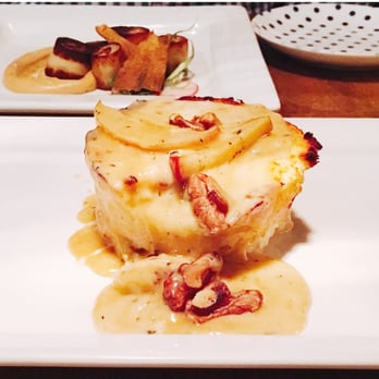 Plate - Parsnip and smoked gouda souffle - American Near Me - Stowe, Vermont