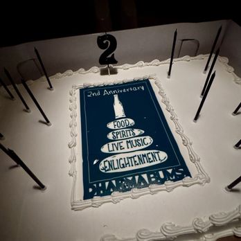 Dharma Bums - 2 year anniversary cake. - Vegan Near Me - New Hope, Pennsylvania