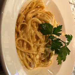 Prime Catch - Carbonara with linguine and bacon