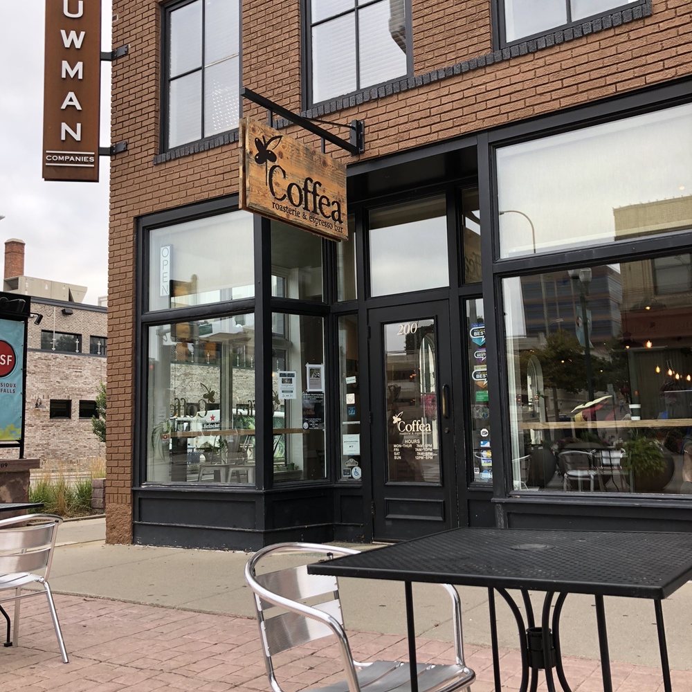 Coffea - the outside of a coffee shop - Coffee & Tea Near Me - Sioux Falls, South Dakota