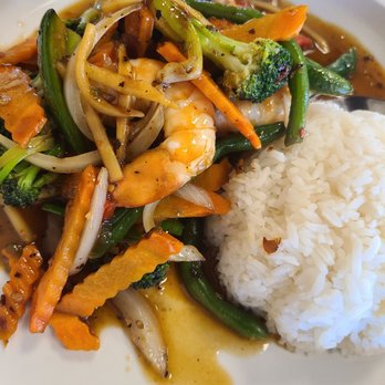 Thai Soon Restaurant - Spicy Thai Basil (shrimp) - Thai Near Me - Richardson, Texas