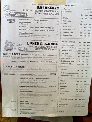 Menu photo 3 District Donuts Sliders & Brew New Orleans, LA Menu photo 3 District Donuts Sliders & Brew New Orleans, LA