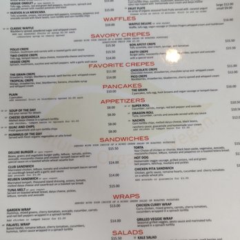 The Grain Cafe - Menu - Pizza Near Me - Redondo Beach, California